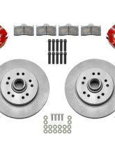 Wilwood FDL M Front Kit 11.03" 1 PC Rotor&Hub Red WWE Tri Five ProSpindle                                     - 140-16906-R - Image 2