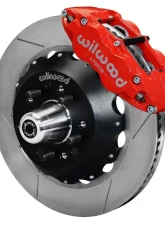 Wilwood FNSL6R Front Hub Kit 14.00" Red WWE Tri Five ProSpindle                                     - 140-16909-R - Image 2