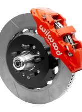 Wilwood AERO6 Front Hub Kit 14.00 Red WWE Tri Five ProSpindle                                     - 140-16910-R - Image 2