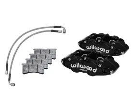 Wilwood Powerlite Front Caliper Kit Black 3.00
