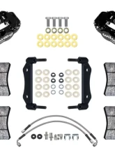 Wilwood Powerlite Front Caliper Kit Black 3.00" MT w/Lines Porsche 911 1969-1974                                     - 140-17019 - Image 2