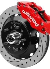 Wilwood FNSL6R Front Hub Kit 12.88" Drill Red No Limit ZG Spindle                                     - 140-17088-DR - Image 2