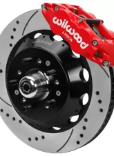 Wilwood FNSL6R Front Hub Kit 14.00" Drill Red No Limit ZG Spindle                                     - 140-17089-DR - Image 2