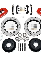 Wilwood FNSL6R Front Hub Kit 14.00" Drill Red No Limit ZG Spindle                                     - 140-17089-DR - Image 2