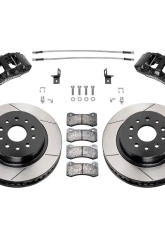 Wilwood Slotted Aero6-DM Front Brake Kit Jeep Wrangler JK 2007-2018                                     - 140-17274 - Image 2
