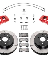 Wilwood Red Slotted Aero6-DM Front Brake Kit Jeep Wrangler JL 2018-2021                                     - 140-17275-R - Image 2