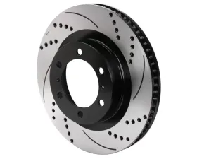 Wilwood 1.18 Black Electro Coat R/H SRP Drilled/Slotted Performance Rotor/Hat