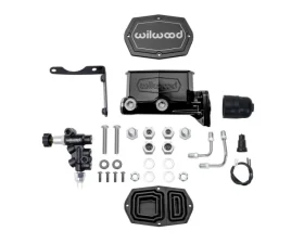 Wilwood Tandem Compact M/C Kit w L/H Bracket & Prop Valve 1 1/8