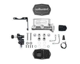 Wilwood Tandem Compact M/C Kit w L/H Bracket & Prop Valve 1 1/8