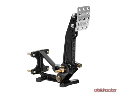 Wilwood Adjustable Ratio Brake Pedal Dual MC Floor Mount 5.25 6:1 - 340-16376