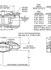Wilwood 1.75" Pistons .25" -.50" Disc Caliper PL2R-L | H Ano                                     - 120-13864 - Image 3