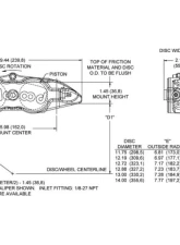 Wilwood 1.38/1.38inch Pistons 0.81inch Black FNSL4R Disc Caliper                                     - 120-14055-BK - Image 3