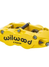 Wilwood 1.38/1.38inch Pistons 1.10inch Yellow FNSL4R Disc Caliper                                     - 120-14055-Y - Image 3