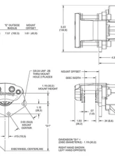 Wilwood .81" Disc Caliper EPB-2.00" Mount L | H Black                                     - 120-16341-BK - Image 3