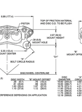 Wilwood 1.62" Pistons .81" Disc Caliper FDLI ST Ano                                     - 120-16438 - Image 3