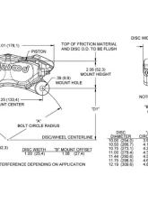 Wilwood 1.38" Pistons .81" Disc Caliper Forged Dynalite-M                                     - 120-16443 - Image 3