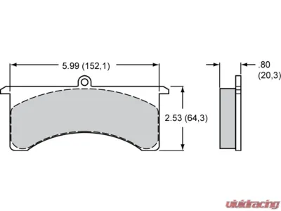 Wilwood 1.88 | 1.75" Pistons 1.38" Disc Caliper GN4R-ST-R | H Ano 120-16529 - 120-16529