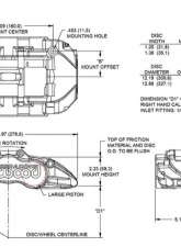Wilwood 1.88 | 1.75" Pistons 1.38" Disc Caliper GN4R-ST-R | H Ano 120-16529                                     - 120-16529 - Image 3
