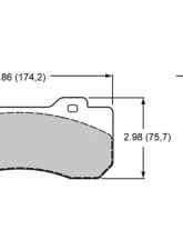 Wilwood Caliper TX4R R/H Anodize 1.62/1.38" Pistons 1.25" Disc                                     - 120-16730 - Image 2