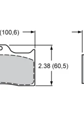 Wilwood 1.75" Pistons .50" Disc Caliper FDLI Black                                     - 120-16744-BK - Image 2