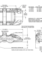 Wilwood 1.62 | 1.12 | 1.12" Pistons .81" Disc Caliper Aero6-L | H Ano .80 Thk Pad                                     - 120-16891 - Image 3