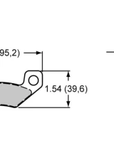 Wilwood 1.25inch Disc 4.75inch Mt Red Right Hand Electronic Parking Brake Caliper                                     - 120-17014-RD - Image 2