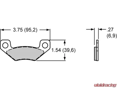 Wilwood 1.25inch Disc 4.75inch Mt Anodize Right Hand Electronic Parking Brake Caliper - 120-17014