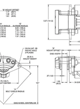 Wilwood 1.25inch Disc 4.75inch Mt Red Left Hand Electronic Parking Brake Caliper                                     - 120-17015-RD - Image 2