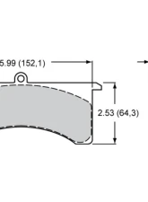 Wilwood Caliper AV6R L/H Anodize 1.75/1.38/1.38" Pistons 1.30" Disc                                     - 120-17291 - Image 2