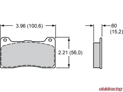 Wilwood Narrow Dynapro Lug Mount Caliper - Polished - 120-9722-P