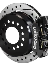 Wilwood Forged Dynapro Low-Profile Rear Parking Brake Kit - Drilled and Slotted Rotor - Black                                     - 140-14400-D - Image 3