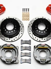 Wilwood Forged Dynapro Low-Profile Rear Parking Brake Kit - Drilled and Slotted Rotor - Red                                     - 140-14400-DR - Image 2