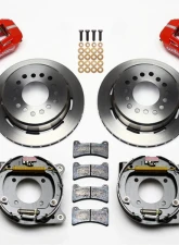 Wilwood Forged Dynapro Low-Profile Rear Parking Brake Kit - Plain Rotor - Red                                     - 140-14400-R - Image 2