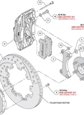Wilwood Forged DynaPro 6A Front Hat Kit 12.19" Chrysler PT Cruiser | Dodge Neon SRT-4 2000-2004                                     - 140-16827 - Image 3