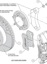 Wilwood 1Piece 13.38inch Front Drilled AERO6-DM RTR Kit w/Lines Toyota LC300 | Tundra 2022-2024                                     - 140-17528-D - Image 3