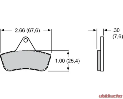 Wilwood Brake Pad - 150-4091K