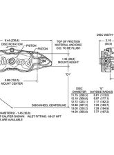 Wilwood Right Hand Anodized Forged Narrow Superlite 6 Radial Mount Caliper                                     - 120-17507 - Image 3