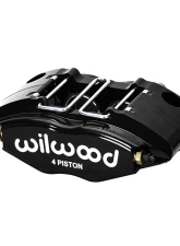 Wilwood 11.38" Drilled & Slotted Rotors Black Caliper Powerlite-MC4 Rear Parking Brake Kit Porsche 914 1970-1976                                     - 140-17475-D - Image 5