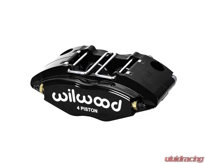 Wilwood 11.38" Drilled & Slotted Rotors Black Caliper Powerlite-MC4 Rear Parking Brake Kit Porsche 914 1970-1976 - 140-17475-D