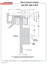 Wilwood 11.38" Slotted Rotors Red Caliper Powerlite-MC4 Rear Parking Brake Kit Porsche 914 1970-1976                                     - 140-17475-R - Image 4