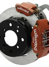 Wilwood 11.38" Slotted Rotors Red Caliper Powerlite-MC4 Rear Parking Brake Kit Porsche 914 1970-1976                                     - 140-17475-R - Image 6