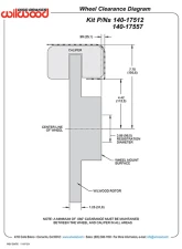 Wilwood Red Slotted 13.38" AERO6-DM Direct-Mount Truck Front Brake Kit Ford Bronco 2021-2024                                     - 140-17512-DR - Image 6