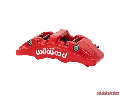 Wilwood Red Slotted 13.38" AERO6-DM Direct-Mount Truck Front Brake Kit Ford Bronco 2021-2024 - 140-17512-DR