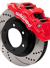 Wilwood Red Slotted 13.38" AERO6-DM Direct-Mount Truck Front Brake Kit Ford Bronco 2021-2024                                     - 140-17512-DR - Image 6