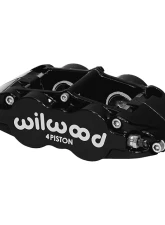 Wilwood 14" Drilled & Slotted Rotors Black Caliper Forged Narrow Superlite 4R Rear Parking Big Brake Kit                                     - 140-17659-D - Image 6