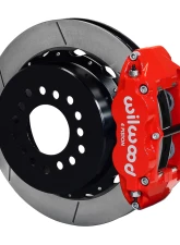 Wilwood 12.88" Slotted Rotors Red Caliper Forged Narrow Superlite 4R Rear Parking Big Brake Kit                                     - 140-17658-R - Image 8