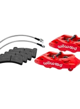 Wilwood DPC56 Rear Replacement Red Caliper Kit Chevrolet Corvette C5 | Z06 1997-2004                                     - 140-17666-R - Image 5