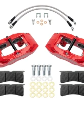 Wilwood SLC56 Front Replacement Red Caliper Kit Chevrolet Corvete 2005-2013                                     - 140-17667-R - Image 2