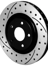 Wilwood SLC56 Front Replacement 12.8" Drilled & Slotted Rotor & Black Caliper Kit Chevrolet Corvete 2005-2013                                     - 140-17671-D - Image 6