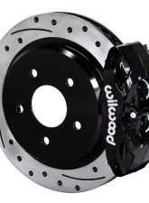 Wilwood DPC56 Rear Replacement 12.01" Drilled & Slotted Rotors & Black Caliper Chevrolet Corvete 2005-2013                                     - 140-17672-D - Image 6
